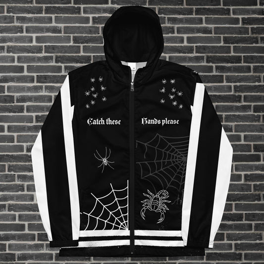 Catch These Hands- Front and back design - Men's Windbreaker